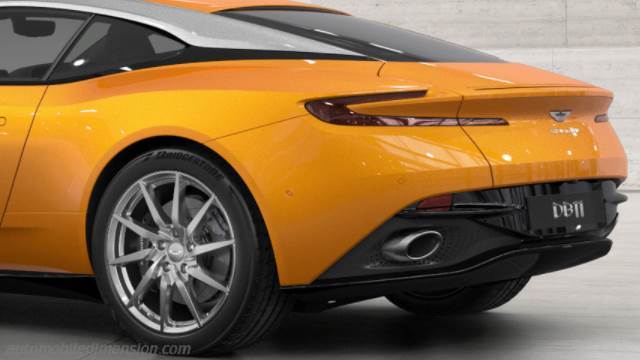 Exterieurdetail des Aston-Martin DB11