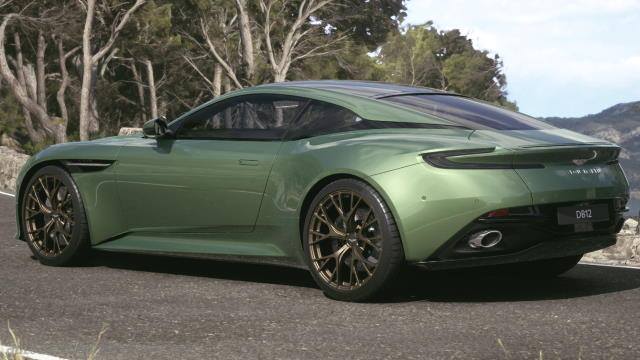 Exterior of the Aston-Martin DB12