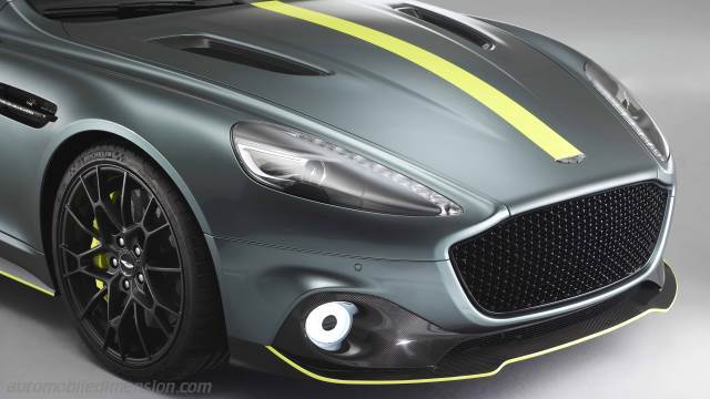 Dettaglio esterno dell'Aston-Martin Rapide AMR