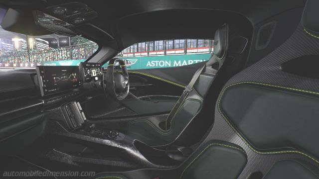 Interior detail of the Aston-Martin Valhalla