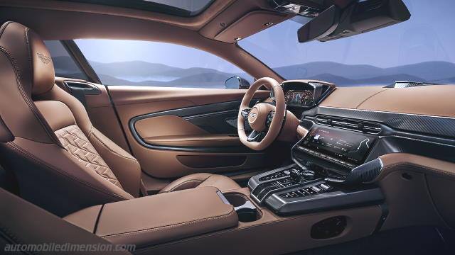 Interieurdetail des Aston-Martin Vanquish