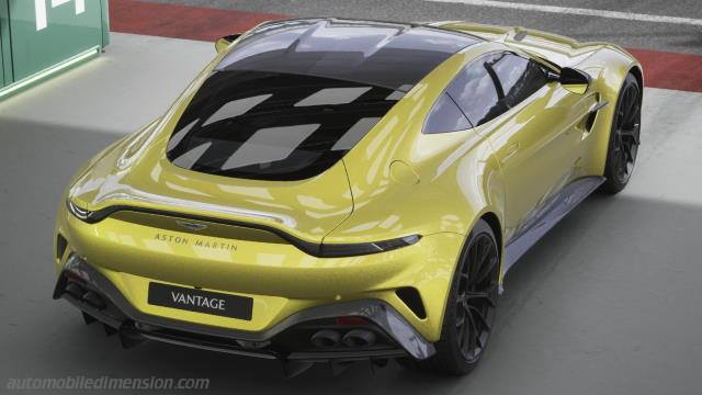 Esterno dell'Aston-Martin Vantage