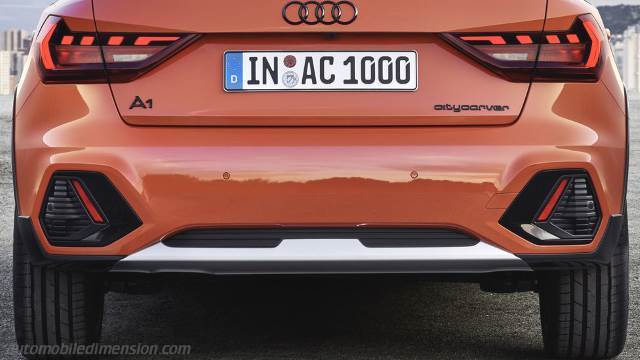 Exterieur detail van de Audi A1 citycarver