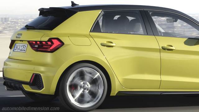 Exterieur detail van de Audi A1 Sportback