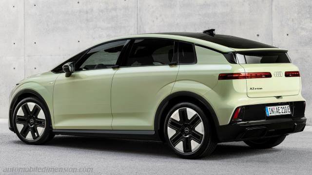 Exterieur des Audi A2 e-tron