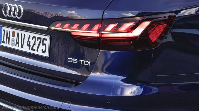 Exterieur detail van de Audi A4 Avant