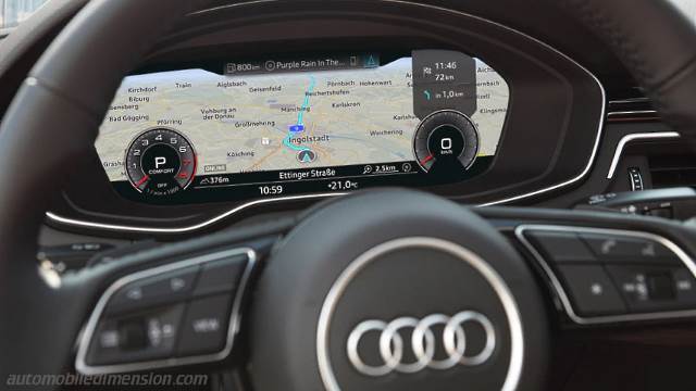 Interior detail of the Audi A5 Coupe