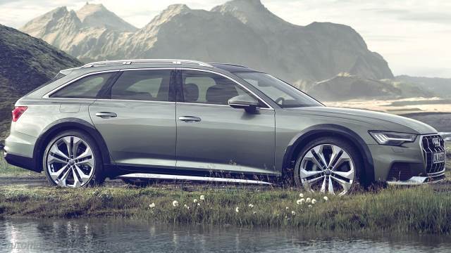 Dettaglio esterno dell'Audi A6 allroad quattro