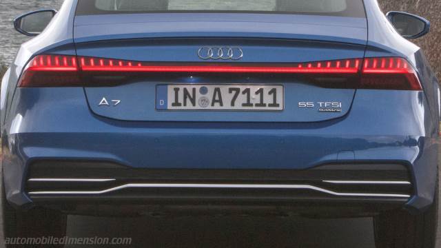 Exterieur detail van de Audi A7 Sportback