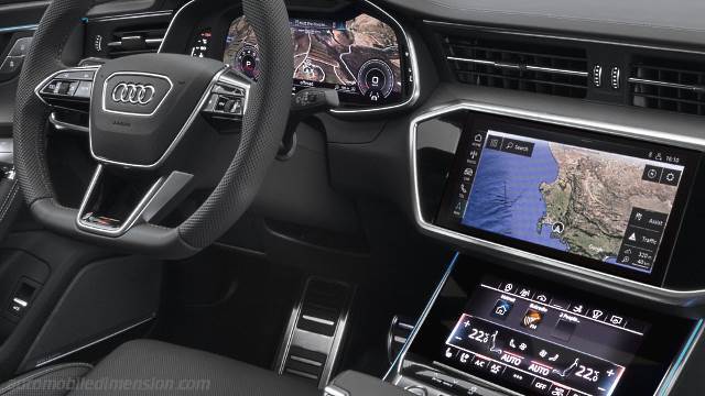 Interior detail of the Audi A7 Sportback