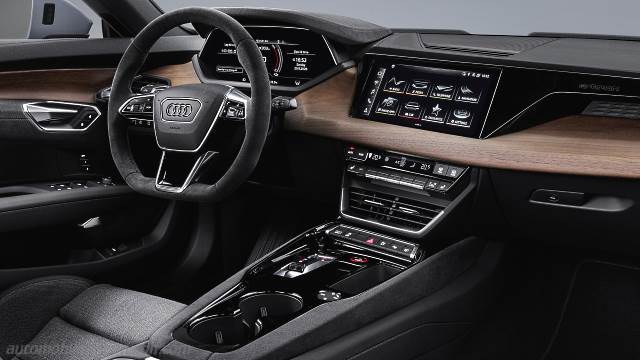 Détail intérieur de l'Audi e-tron GT