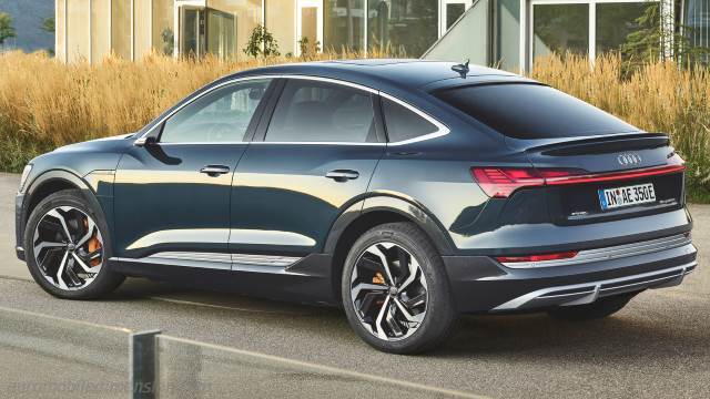 Exterior of the Audi e-tron Sportback