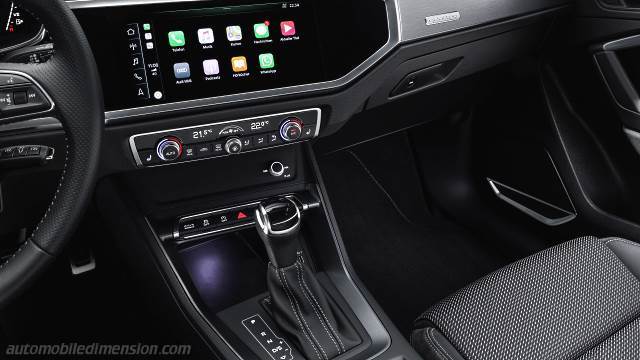 Interior detail of the Audi Q3