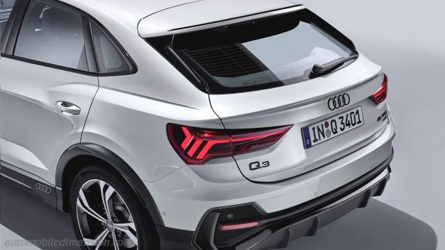 Exterieur detail van de Audi Q3 Sportback