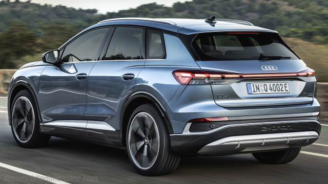 Exteriör av Audi Q4 e-tron