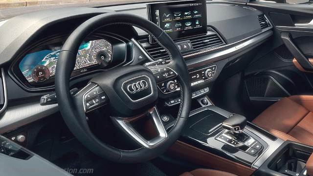 Interieur detail van de Audi Q5