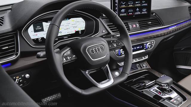 Interiör detalj av Audi Q5 Sportback