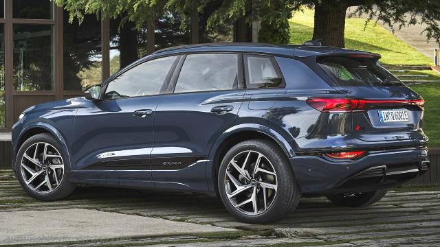 Exterior of the Audi Q6 e-tron