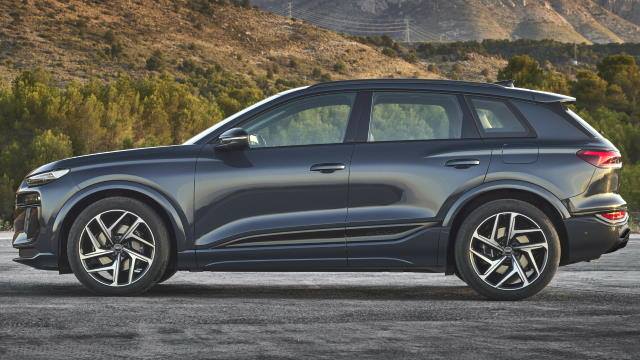 Exterior detail of the Audi Q6 e-tron