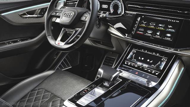 Détail intérieur de l'Audi Q7