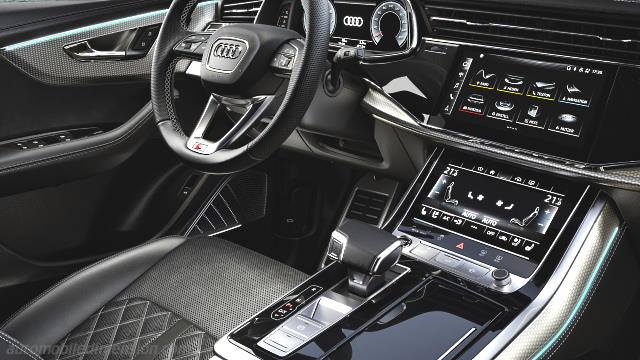 Interieur detail van de Audi Q7