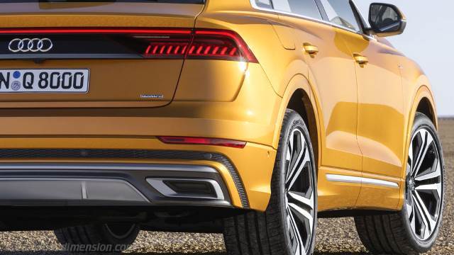 Exterior of the Audi Q8