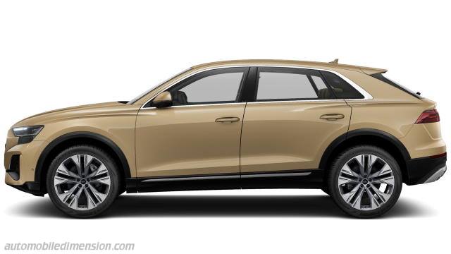 Dettaglio esterno dell'Audi Q8