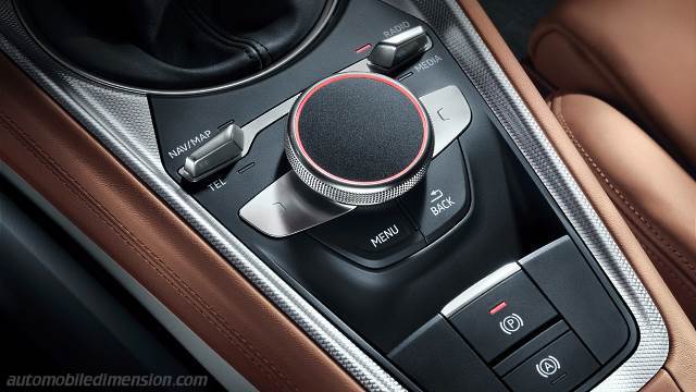 Interieur detail van de Audi TT Coupe