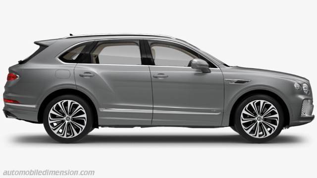 Dettaglio esterno della Bentley Bentayga