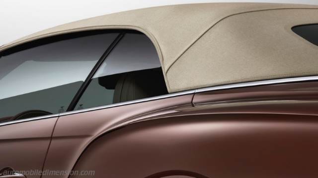 Dettaglio esterno della Bentley Continental GT Convertible