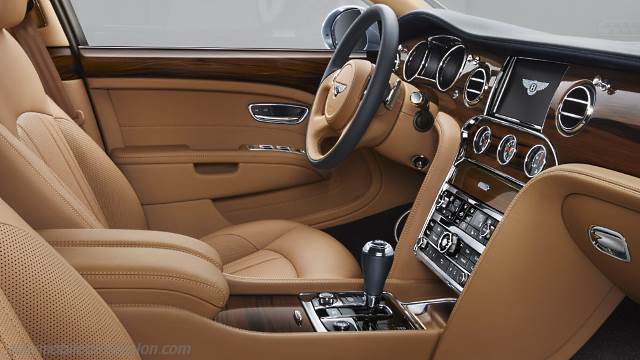 Exterieur detail van de Bentley Mulsanne