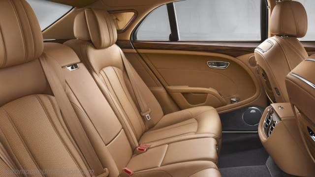 Interior detail of the Bentley Mulsanne