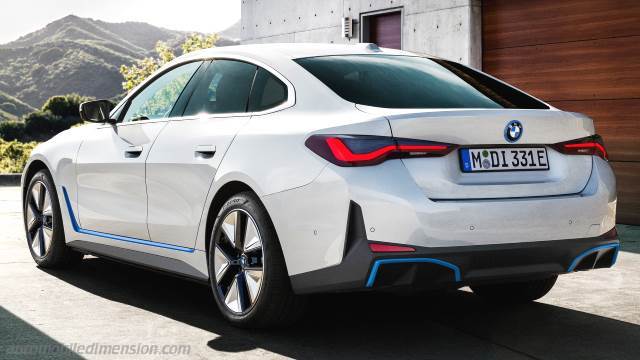 Exterior of the BMW i4