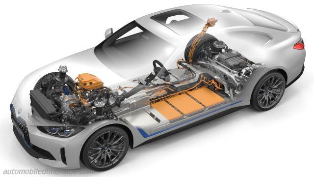 Exterieur detail van de BMW i4