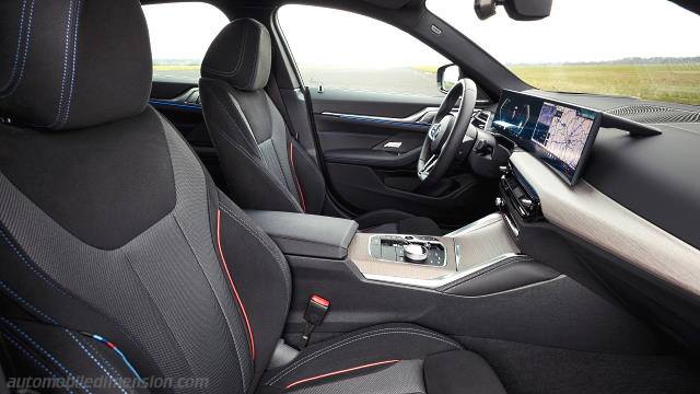 Interieur detail van de BMW i4