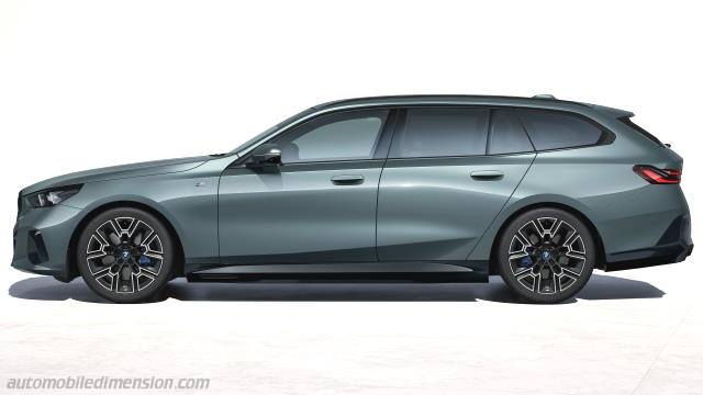 Exterieur detail van de BMW i5 Touring