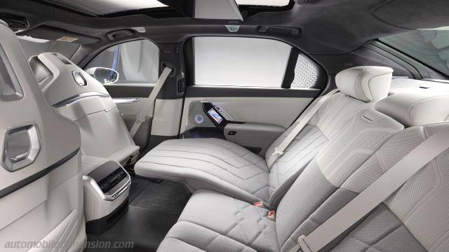 Interior detail of the BMW i7