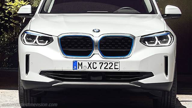 Exterieur van de BMW iX3