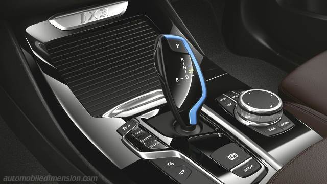 Interior detail of the BMW iX3