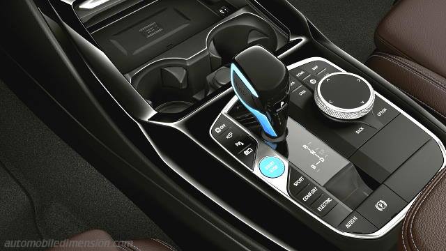 Interior detail of the BMW iX3