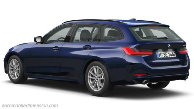 Exterieur van de BMW 3 Touring