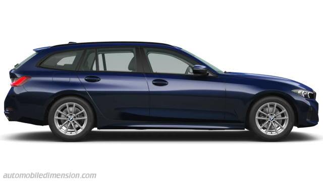 Exterieur detail van de BMW 3 Touring