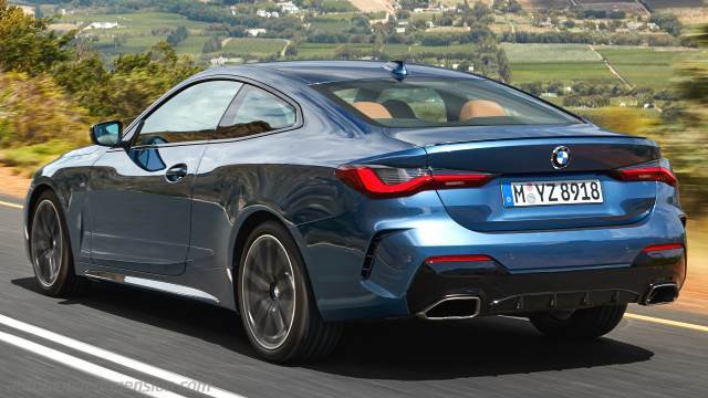 Exterior of the BMW 4 Coupe