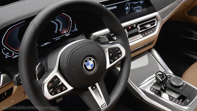 Interieur detail van de BMW 4 Coupe