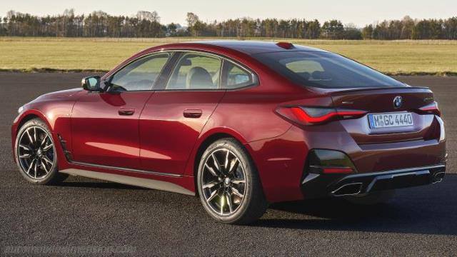 Exterior of the BMW 4 Gran Coupe