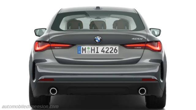 Exterior of the BMW 4 Gran Coupe