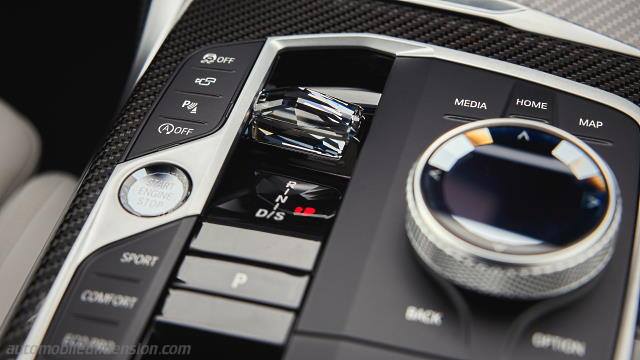 Interior detail of the BMW 4 Gran Coupe
