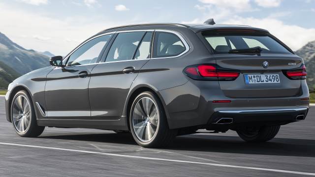 Exterieur van de BMW 5 Touring