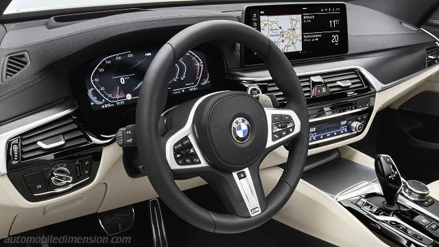 Interiör detalj av BMW 6 Gran Turismo