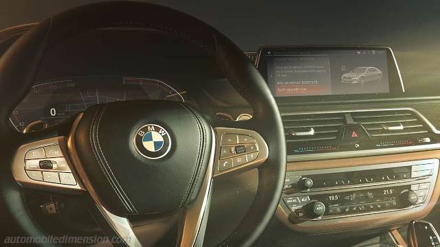 Dettaglio esterno della BMW 7